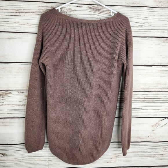 a.n.a Women's Sparkling Cozy Knit Sweater Size Small Casual Fall Winter - Picture 3 of 5